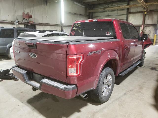 Photo 4 from auction – 2016 FORD F150 SUPER with VIN 1FTEW1EP1GFA09748