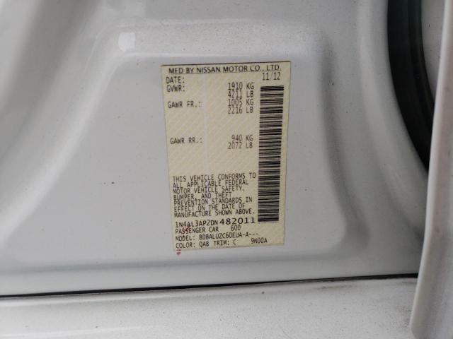 Photo 10 from auction – 2013 NISSAN ALTIMA 2.5 with VIN 1N4AL3AP2DN482011