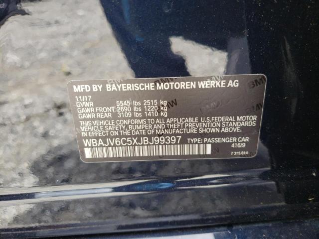 Photo 10 from auction – 2018 BMW 640 XIGT with VIN WBAJV6C5XJBJ99397