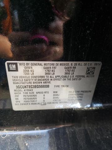 CHEVROLET SILVERADO 2014 with VIN 3GCUKTEC0EG568008 - Photo from auction