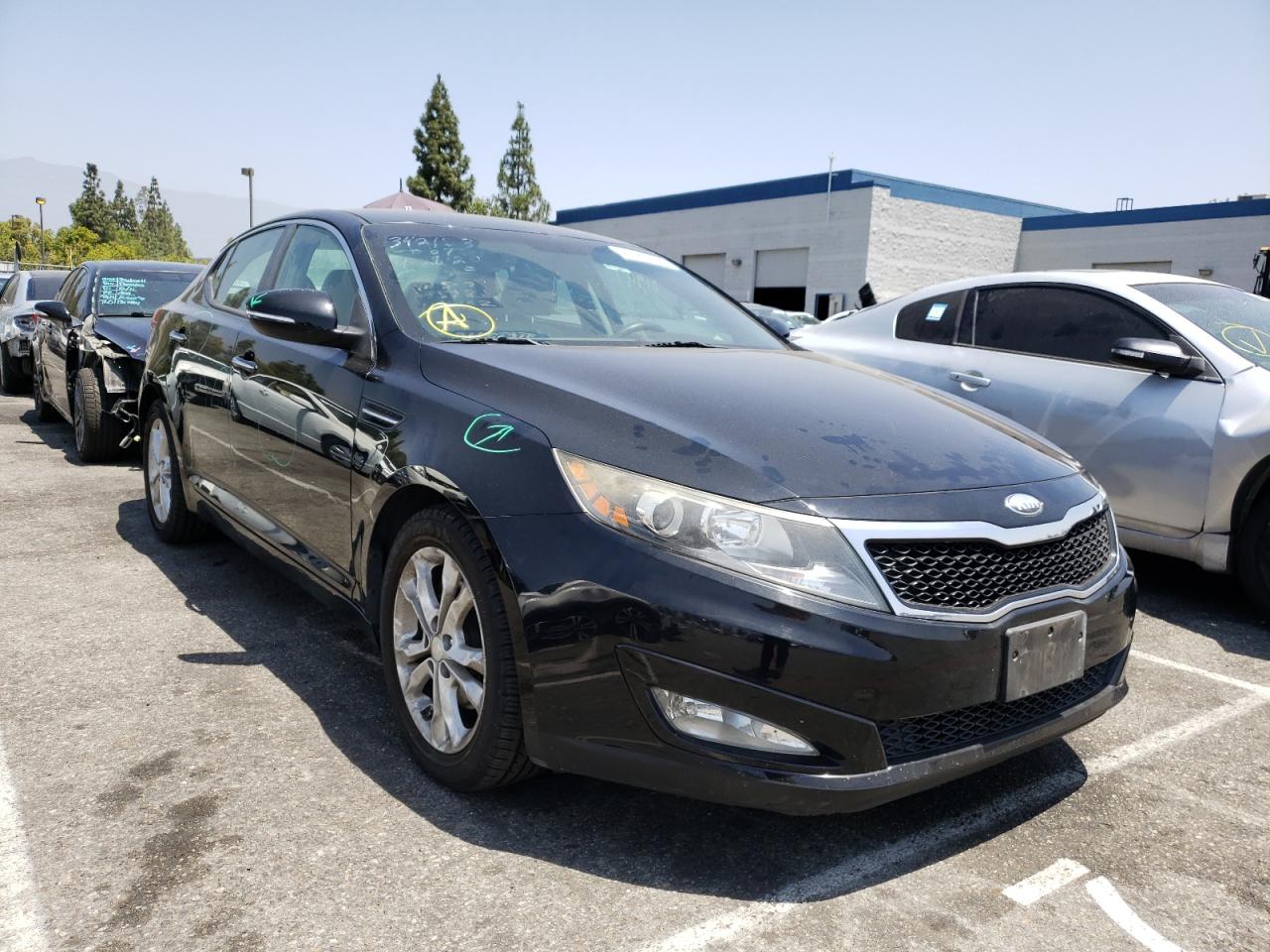 KIA OPTIMA LX 2013 with VIN 5XXGM4A76DG193118 - Photo from auction
