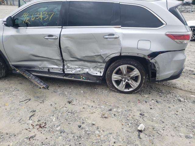 Photo 9 from auction – 2016 TOYOTA HIGHLANDER with VIN 5TDYKRFH8GS166000
