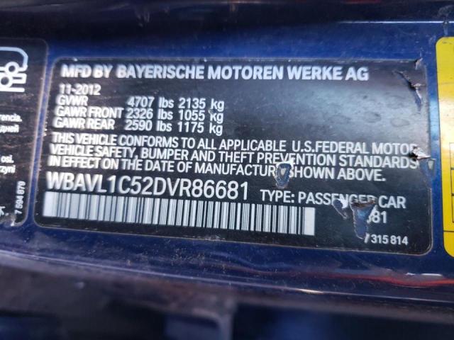 Photo 10 from auction – 2013 BMW X1 with VIN WBAVL1C52DVR86681