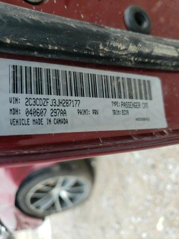 DODGE CHALLENGER 2018 with VIN 2C3CDZFJ3JH287177 - Photo from auction