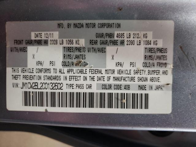 Photo 10 from auction – 2012 MAZDA 5 with VIN JM1CW2BL2C0132602