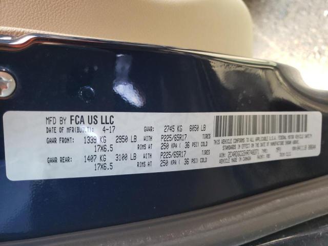 Photo 10 from auction – 2017 DODGE GRAND CARA with VIN 2C4RDGCG5HR748371