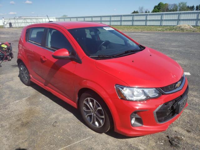 CHEVROLET SONIC LT 2017 with VIN 1G1JD6SH2H4155094 - Photo from auction