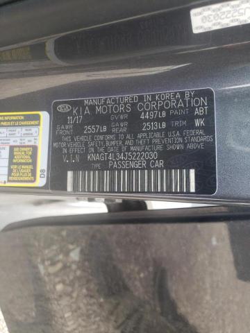 Photo 10 from auction – 2018 KIA OPTIMA LX with VIN KNAGT4L34J5222030