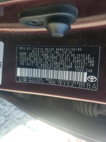 Photo 10 from auction – 2017 TOYOTA COROLLA L with VIN 5YFBURHE1HP587022