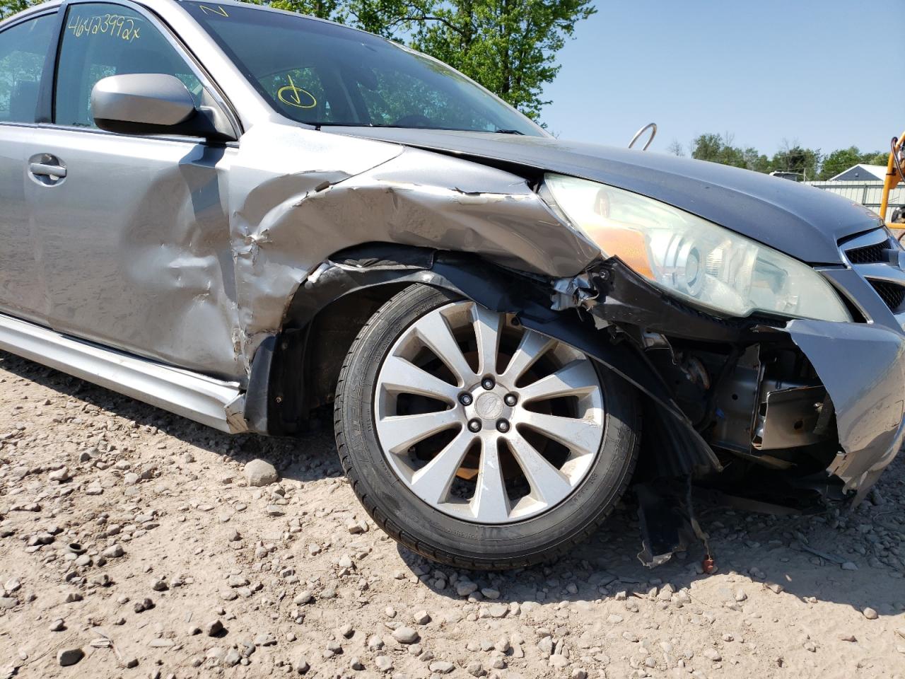 Photo 9 from auction – 2010 SUBARU LEGACY 2.5 with VIN 4S3BMBJ61A3233025