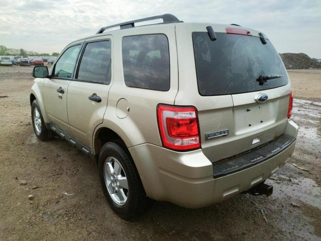 Photo 3 from auction – 2010 FORD ESCAPE XLT with VIN 1FMCU0D74AKC66499