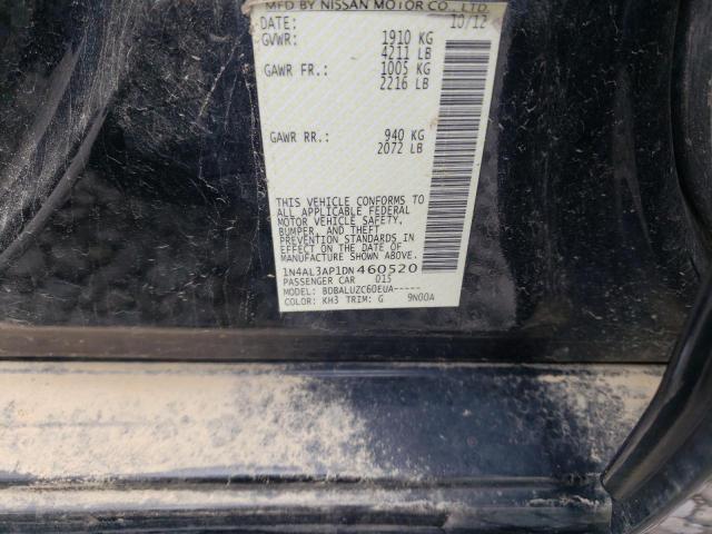 Photo 10 from auction – 2013 NISSAN ALTIMA 2.5 with VIN 1N4AL3AP1DN460520