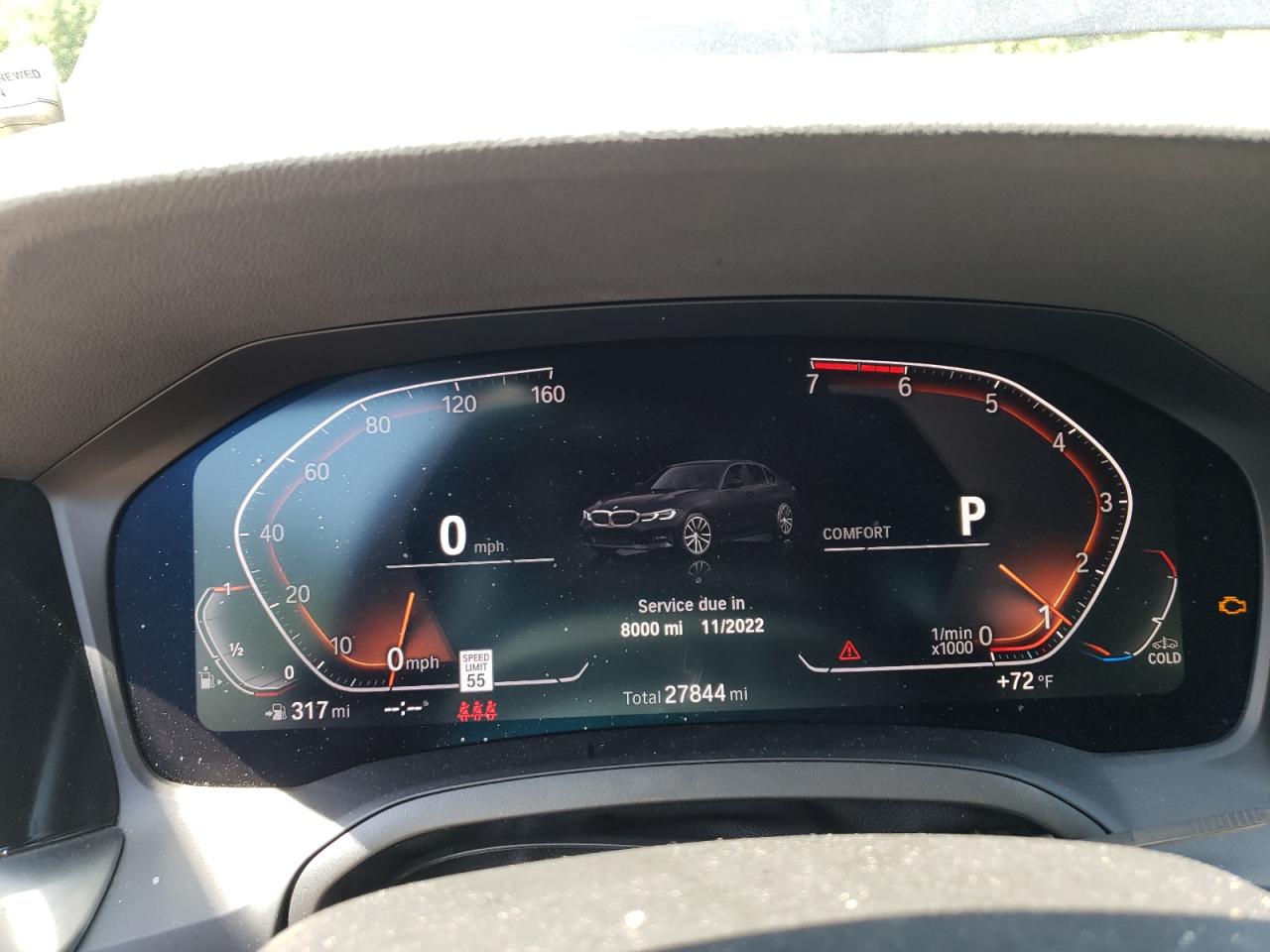 Photo 13 from auction – 2020 BMW 330XI with VIN 3MW5R7J09L8B18414