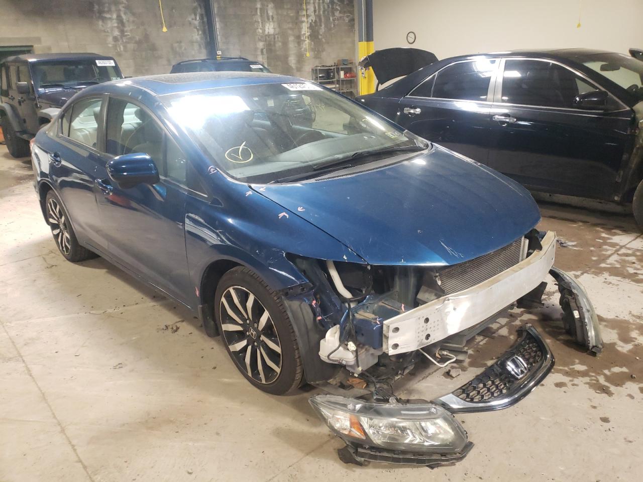 HONDA CIVIC EXL 2014 with VIN 19XFB2F98EE275104 - Photo from auction