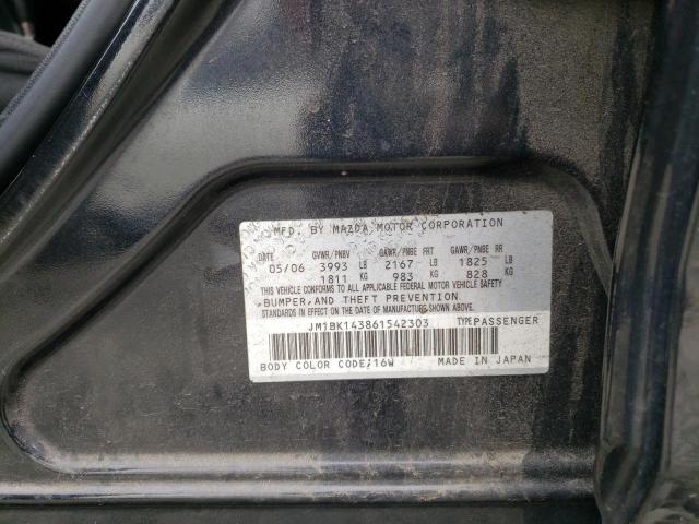 Photo 10 from auction – 2006 MAZDA 3 HATCHBAC with VIN JM1BK143861542303