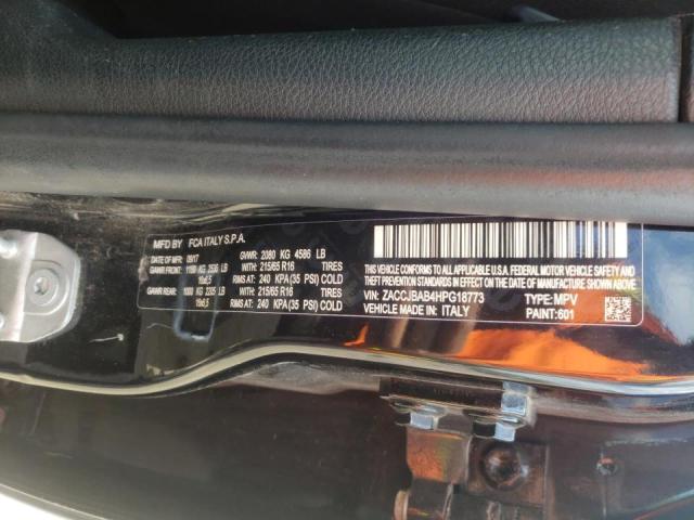 Photo 10 from auction – 2017 JEEP RENEGADE S with VIN ZACCJBAB4HPG18773