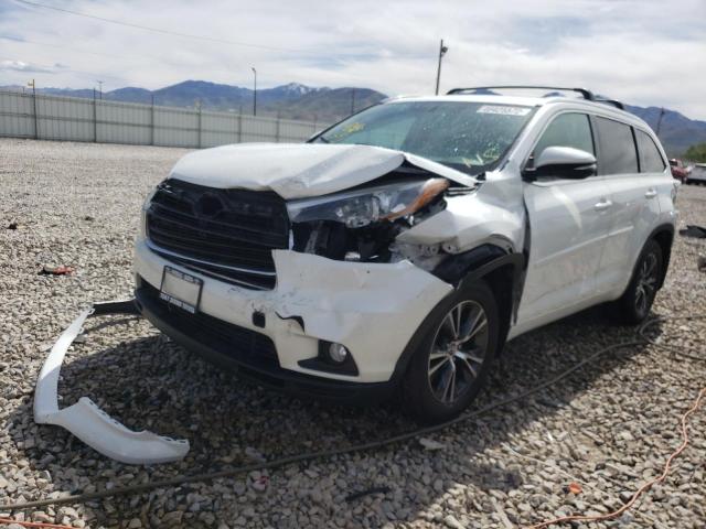 Photo 2 from auction – 2016 TOYOTA HIGHLANDER with VIN 5TDJKRFH6GS257123