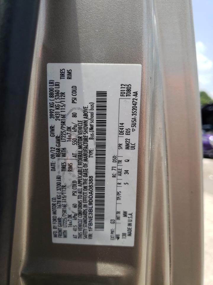 Photo 10 from auction – 2013 FORD ECONOLINE with VIN 1FBNE3BL9DDA08388