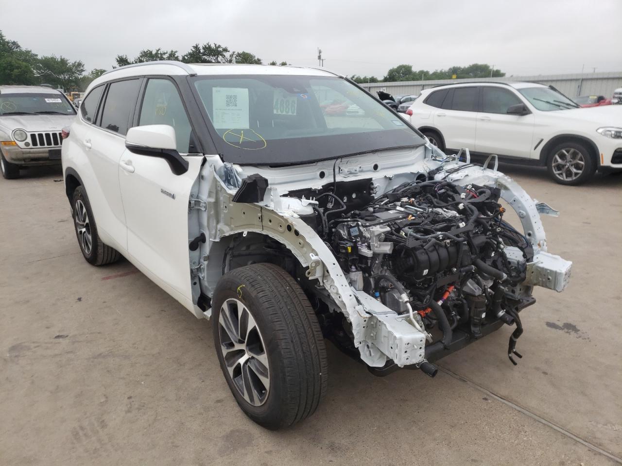 Photo 1 from auction – 2021 TOYOTA HIGHLANDER with VIN 5TDGARAH6MS507329