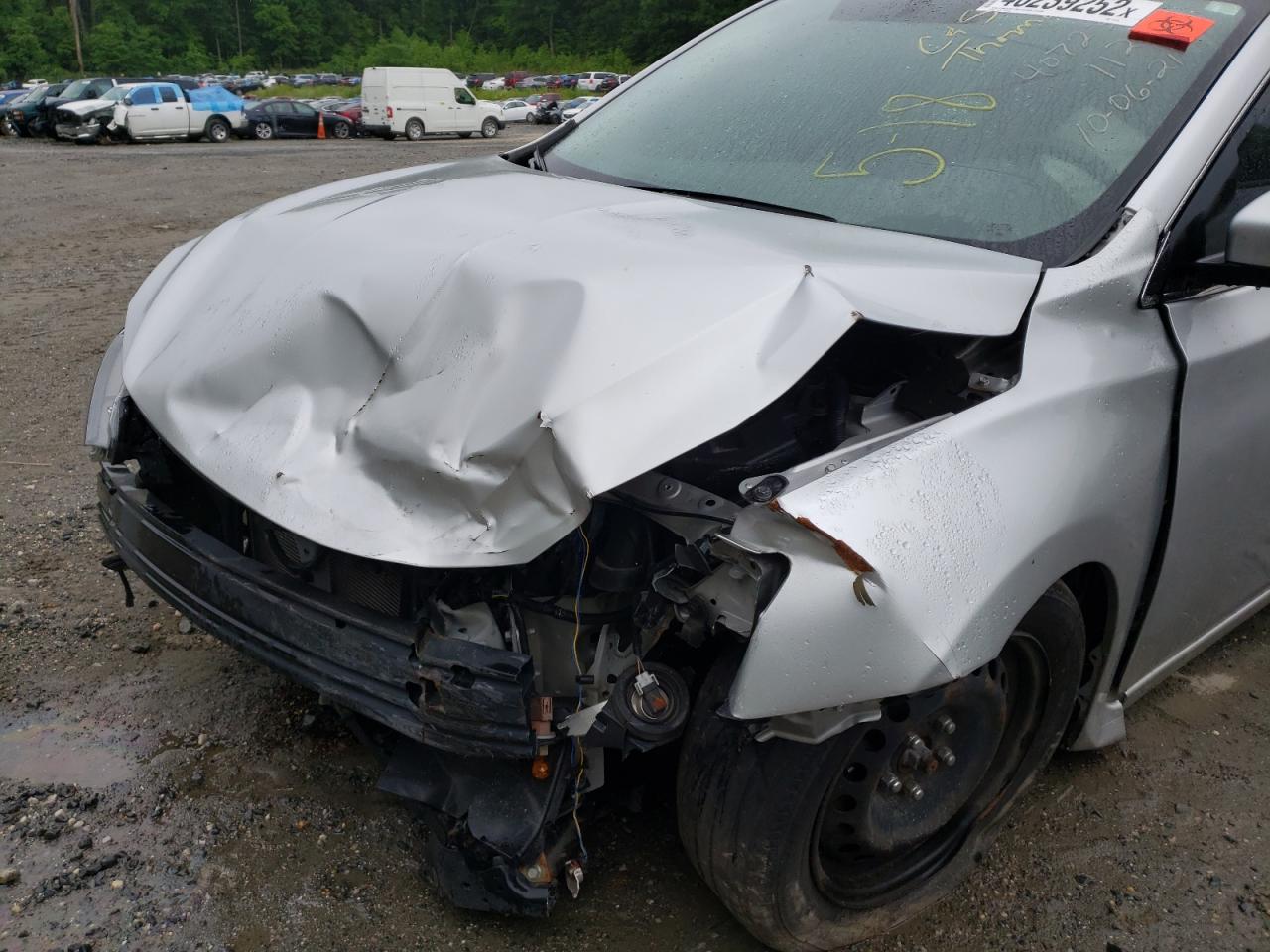 Photo 9 from auction – 2017 NISSAN SENTRA S with VIN 3N1AB7AP2HY372799