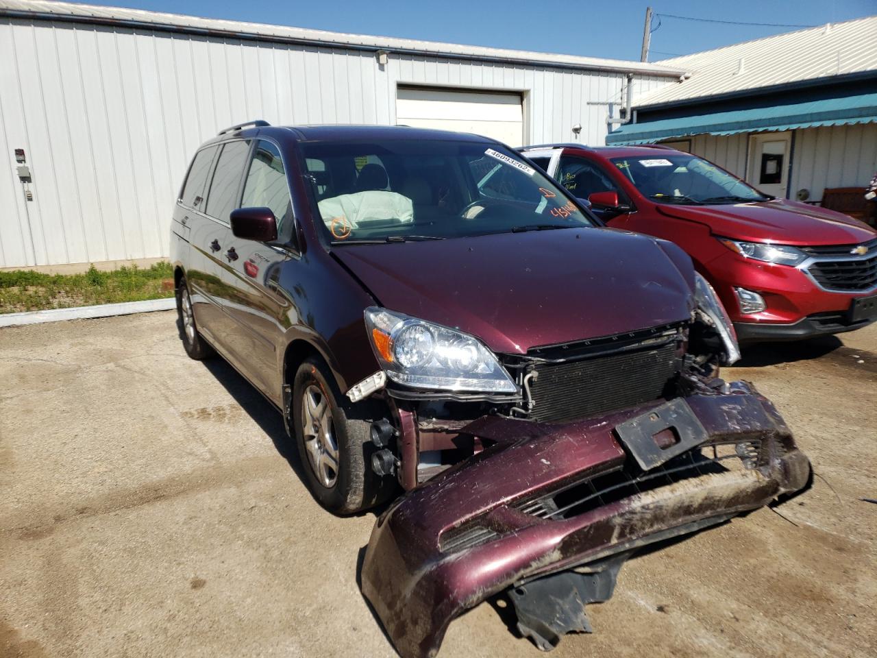 Photo 1 from auction – 2007 HONDA ODYSSEY EX with VIN 5FNRL38617B451409