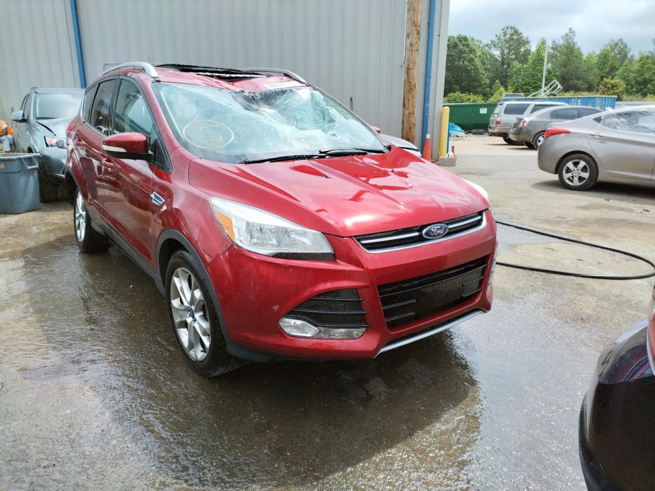 FORD ESCAPE TIT 2015 with VIN 1FMCU0J96FUA15355 - Photo from auction