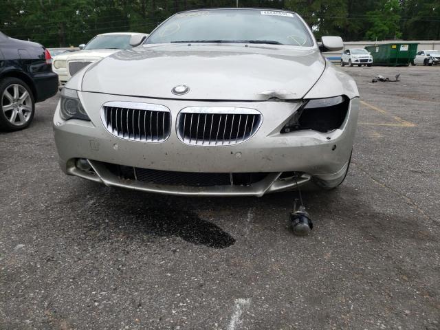 Photo 9 from auction – 2005 BMW 645 CI AUT with VIN WBAEK73435B323118
