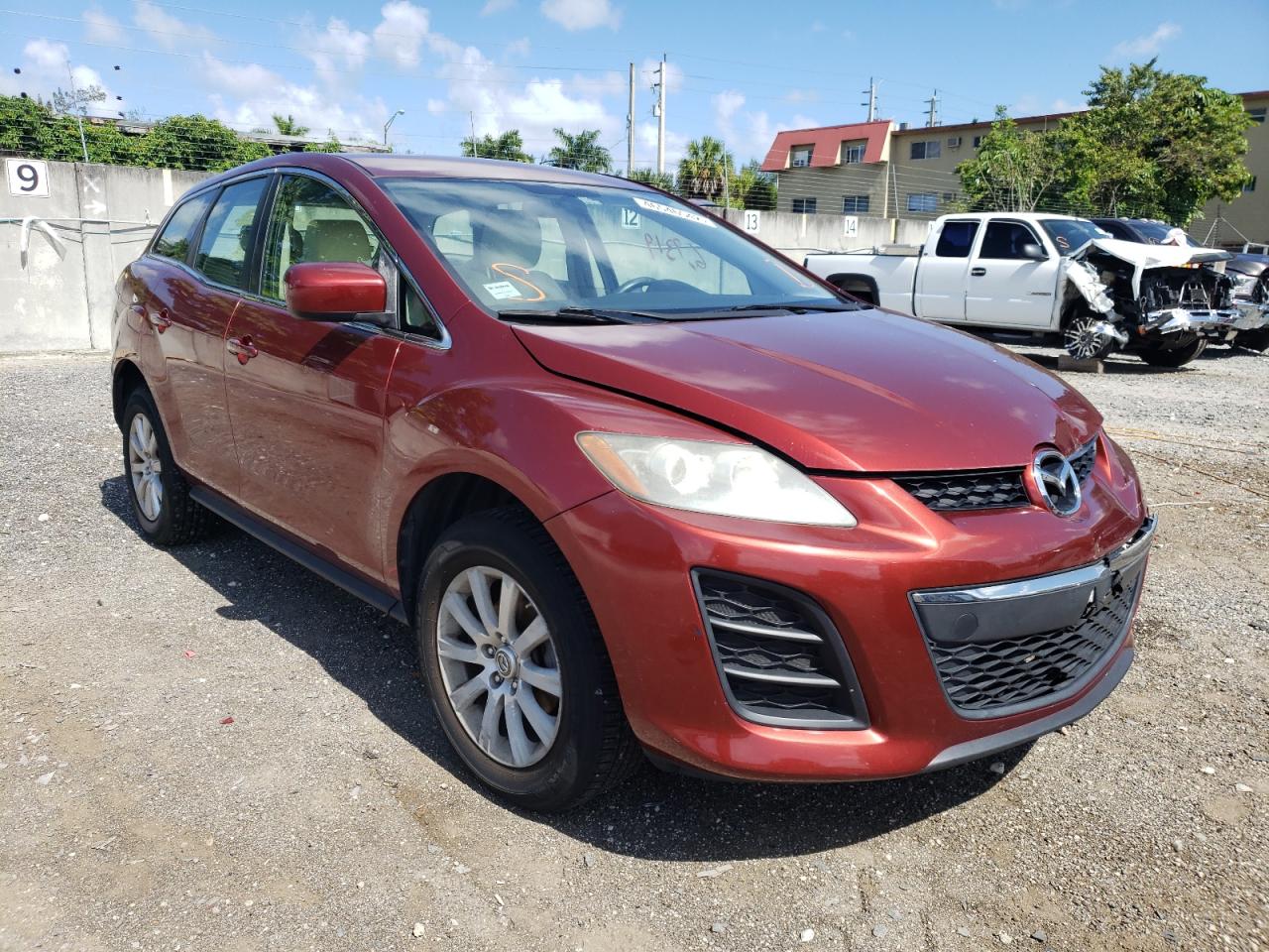 MAZDA CX-7 2011 with VIN JM3ER2A56B0364869 - Photo from auction