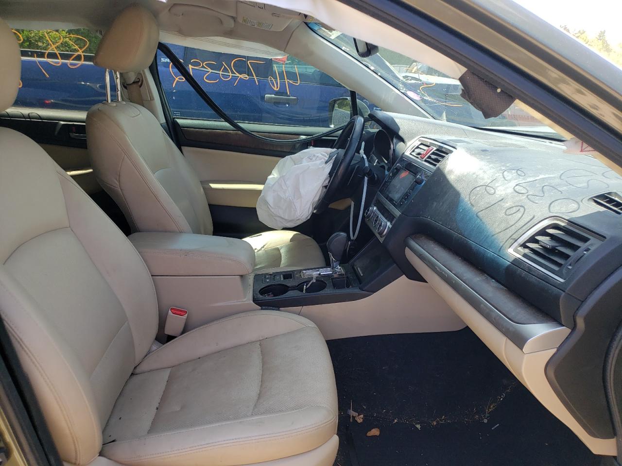 Photo 5 from auction – 2016 SUBARU OUTBACK 2. with VIN 4S4BSBNC0G3261747
