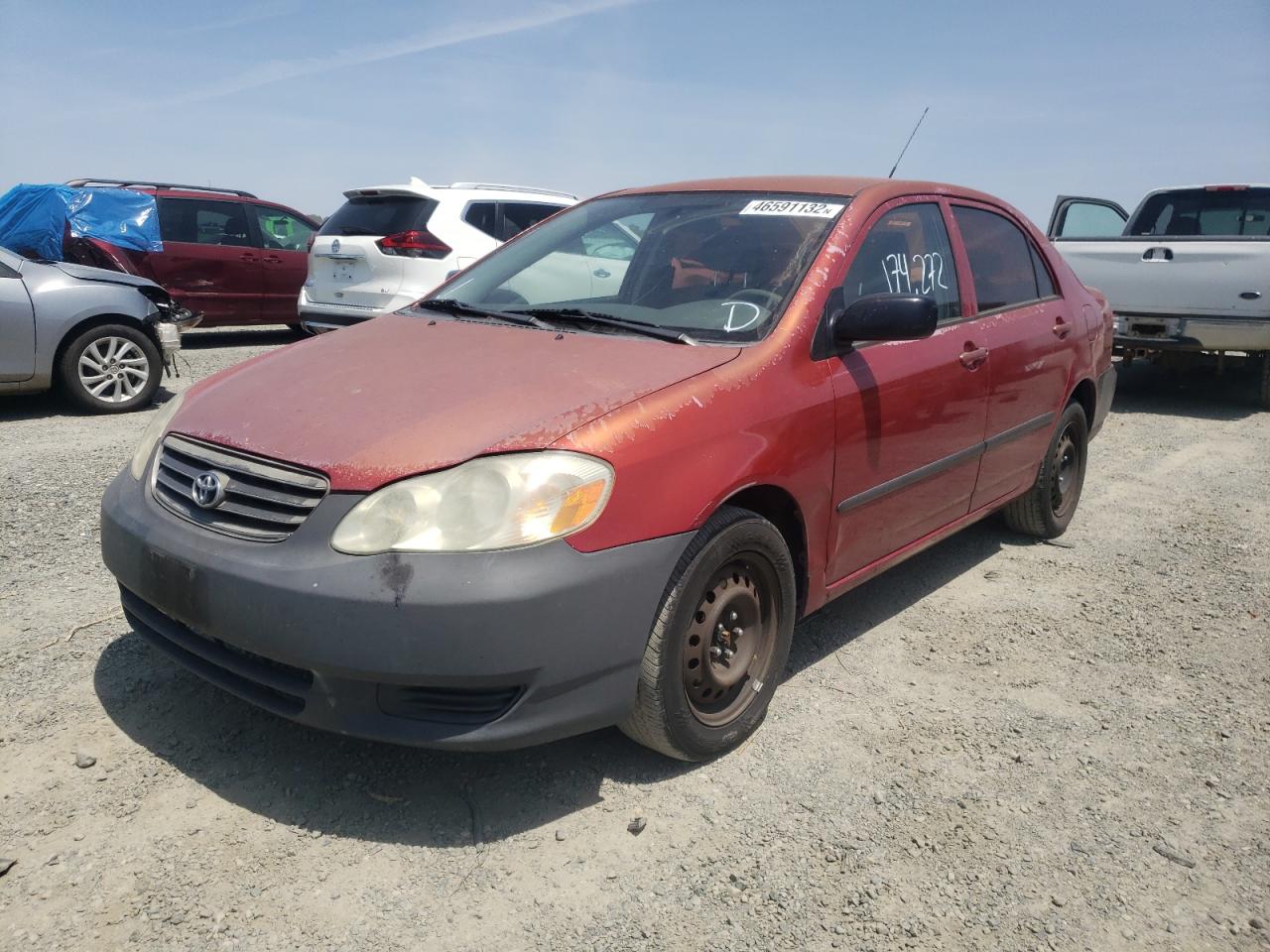 Photo 2 from auction – 2003 TOYOTA COROLLA CE with VIN JTDBR32EX30049624