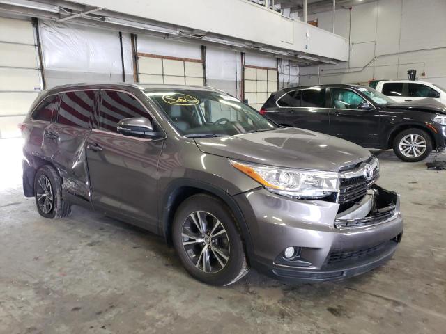 TOYOTA HIGHLANDER 2016 with VIN 5TDJKRFH4GS312345 - Photo from auction