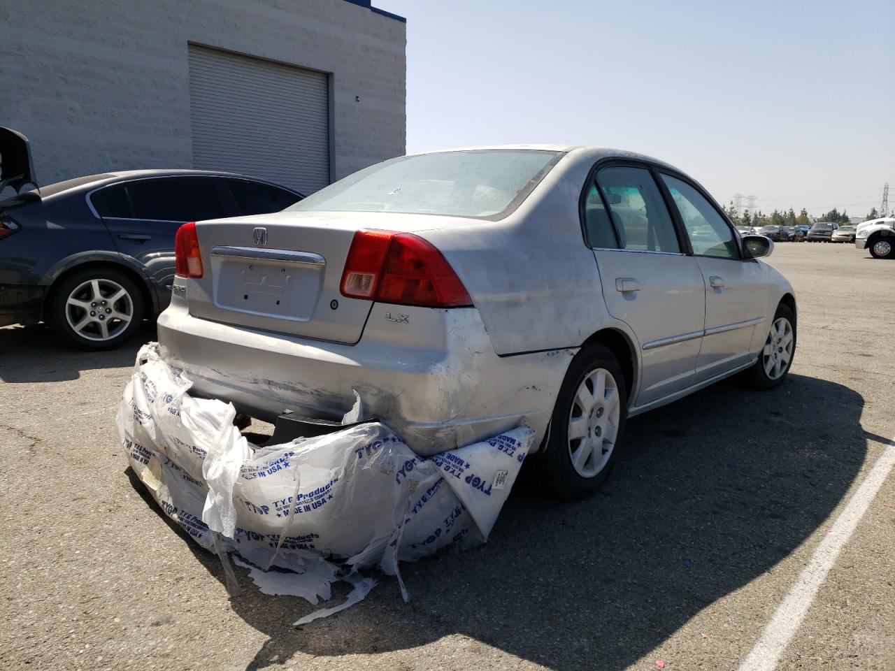 Photo 4 from auction – 2002 HONDA CIVIC EX with VIN 2HGES26732H577685