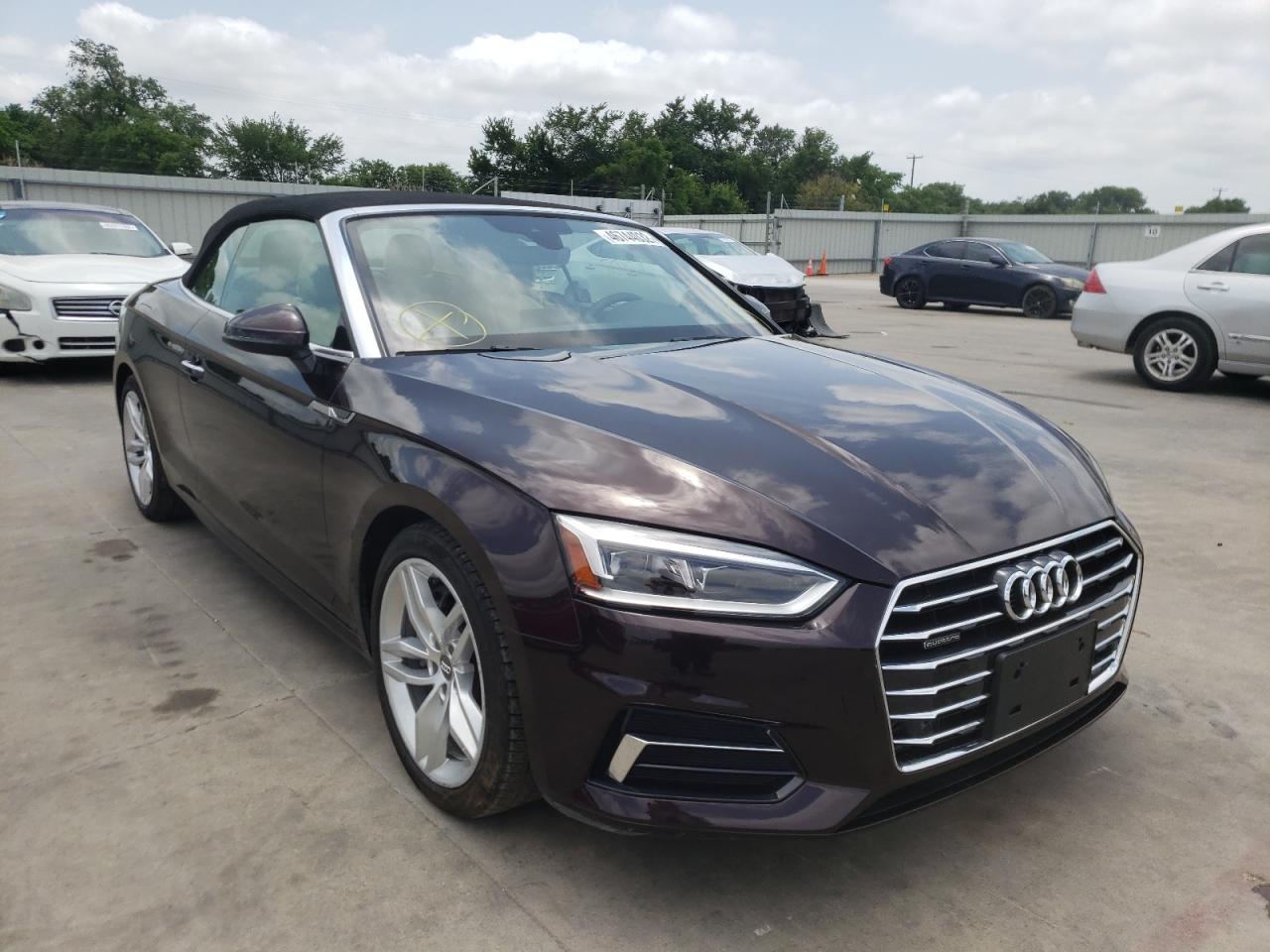 AUDI A5 PREMIUM 2019 with VIN WAUYNGF50KN007694 - Photo from auction