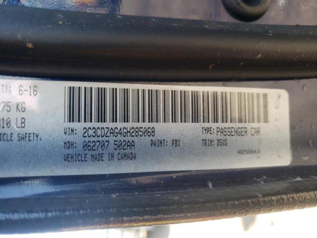 Photo 10 from auction – 2016 DODGE CHALLENGER with VIN 2C3CDZAG4GH285068