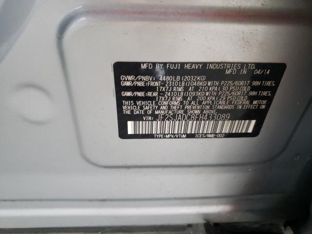 Photo 10 from auction – 2015 SUBARU FORESTER 2 with VIN JF2SJADC8FH433089