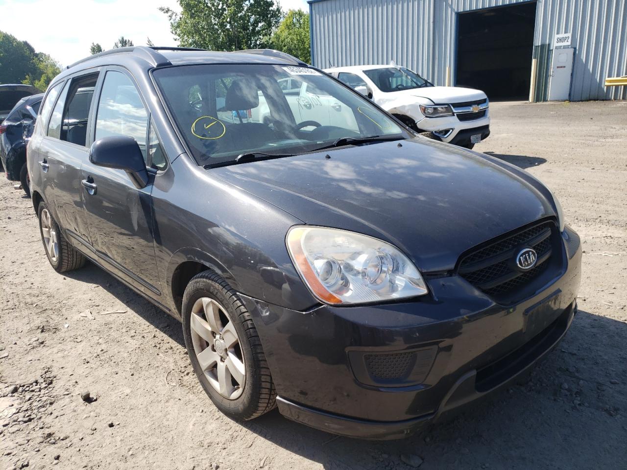 KIA RONDO BASE 2007 with VIN KNAFG525X77070079 - Photo from auction