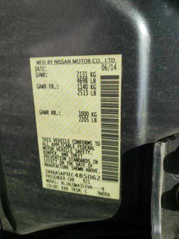 صورة رقم 10 من المزاد - 2014 NISSAN MAXIMA S مع VIN 1N4AA5AP3EC485062