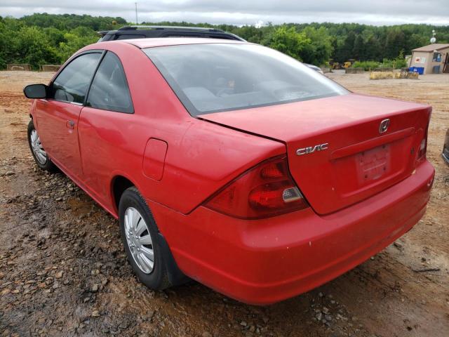 Photo 3 from auction – 2002 HONDA CIVIC LX with VIN 1HGEM22582L051408