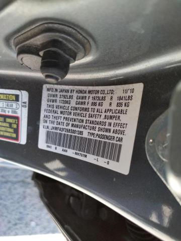 Photo 10 from auction – 2011 HONDA CIVIC HYBR with VIN JHMFA3F26BS001385