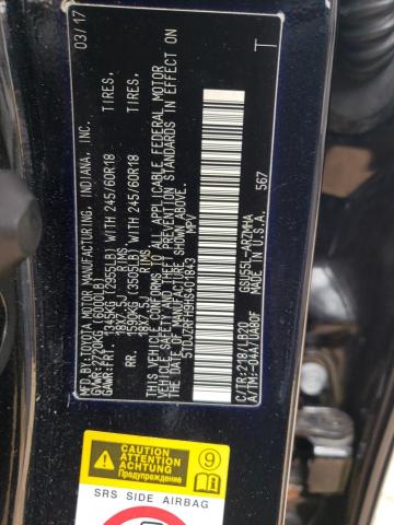 Photo 10 from auction – 2017 TOYOTA HIGHLANDER with VIN 5TDJZRFH9HS401843