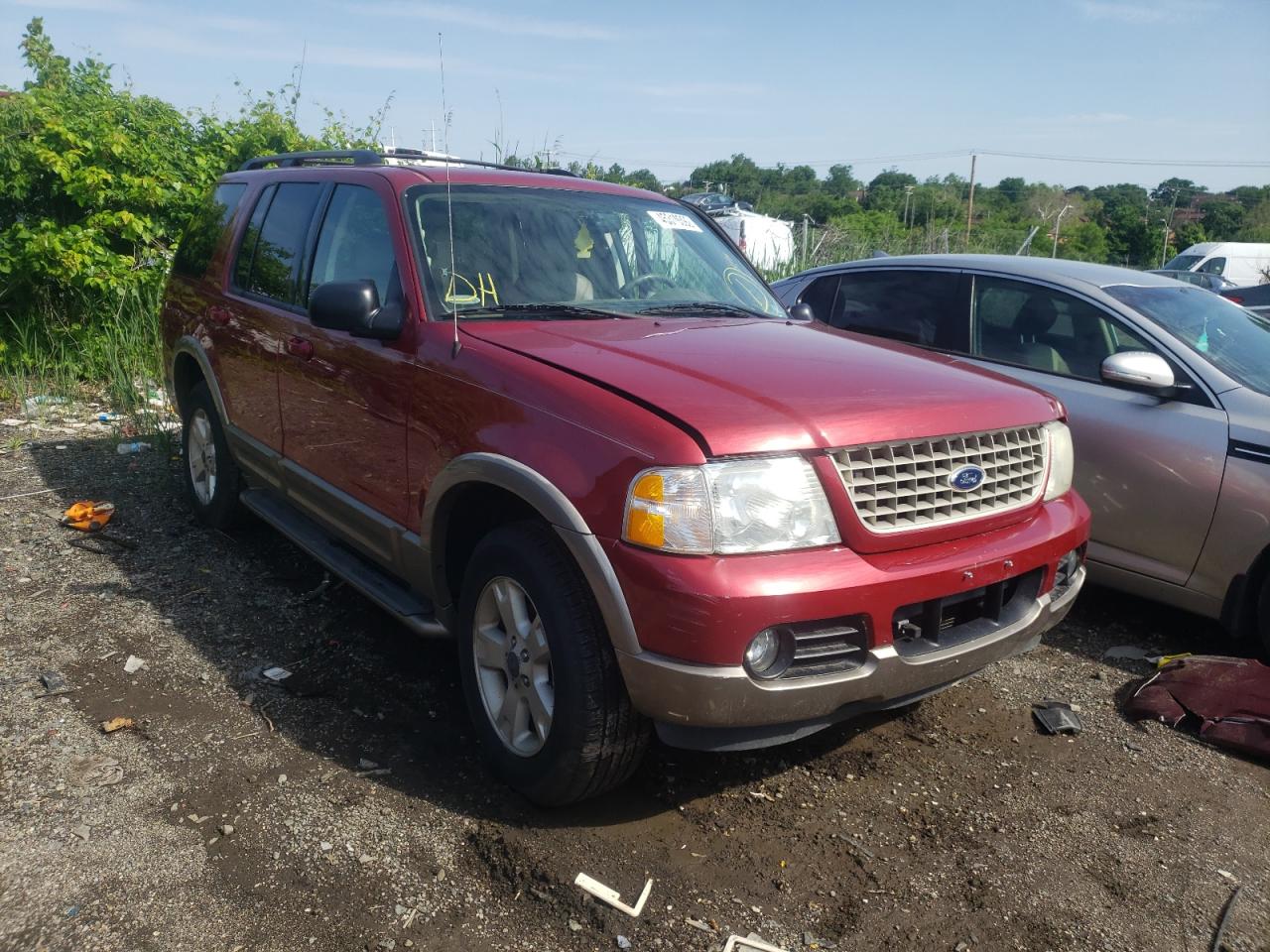 FORD EXPLORER E 2003 with VIN 1FMZU74E53UC42365 - Photo from auction