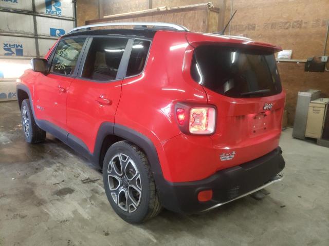 Photo 3 from auction – 2016 JEEP RENEGADE L with VIN ZACCJBDT8GPC90406