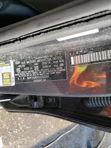 Photo 10 from auction – 2020 KIA FORTE FE with VIN 3KPF24AD1LE232244