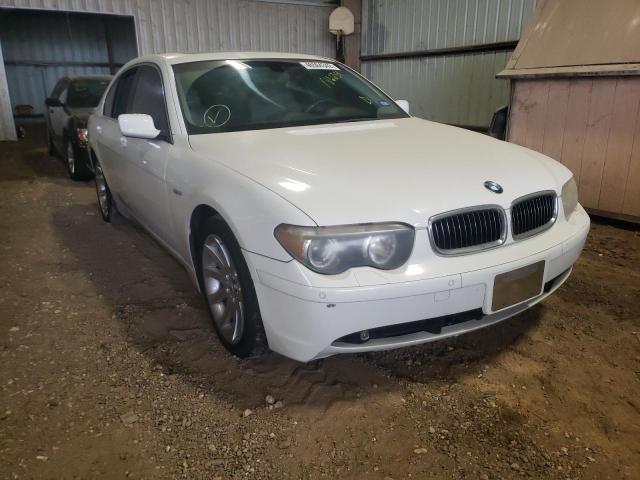 BMW 745 I 2003 with VIN WBAGL63453DP67344 - Photo from auction