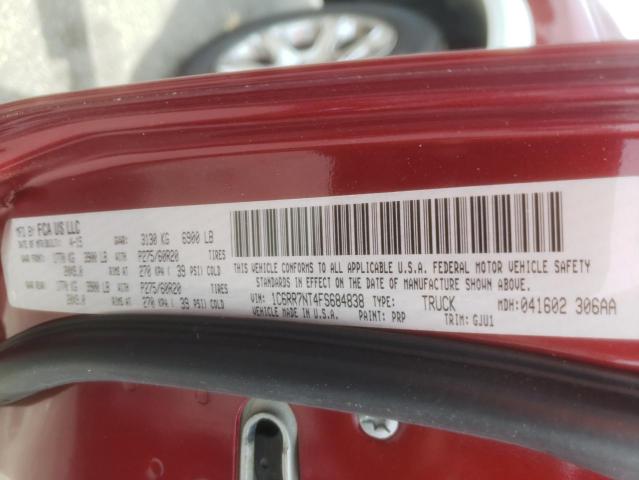 Photo 10 from auction – 2015 RAM 1500 LARAM with VIN 1C6RR7NT4FS684838