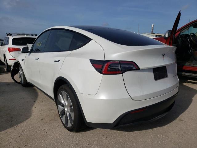 Photo 3 from auction – 2020 TESLA MODEL Y with VIN 5YJYGDEE2LF032609