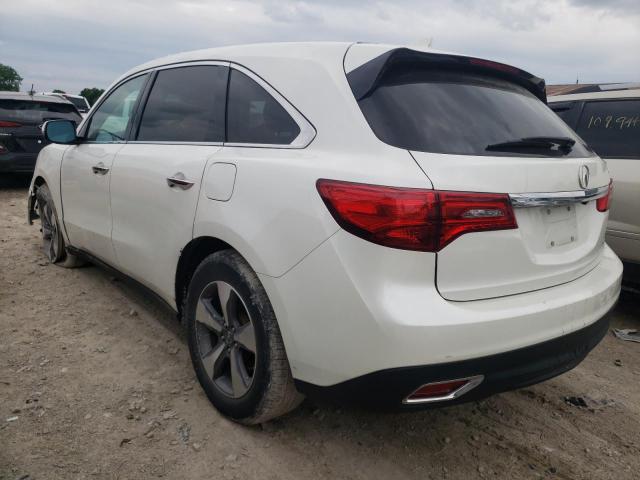 Photo 3 from auction – 2014 ACURA MDX with VIN 5FRYD4H25EB017386