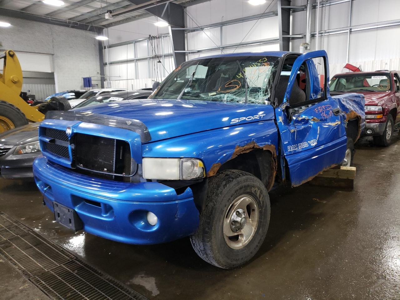 Photo 2 from auction – 1999 DODGE RAM 1500 with VIN 1B7HF16Z1XS320536