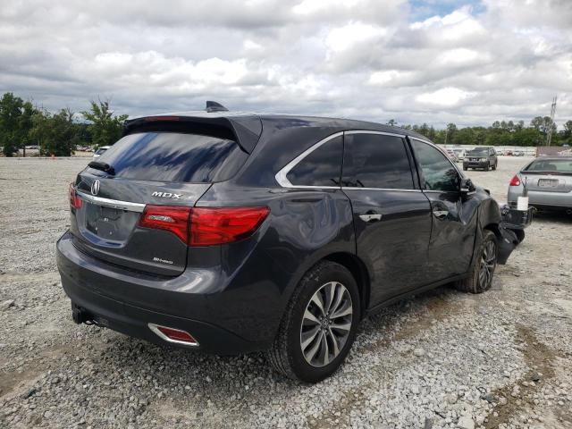 Photo 4 from auction – 2016 ACURA MDX TECHNO with VIN 5FRYD4H44GB008280
