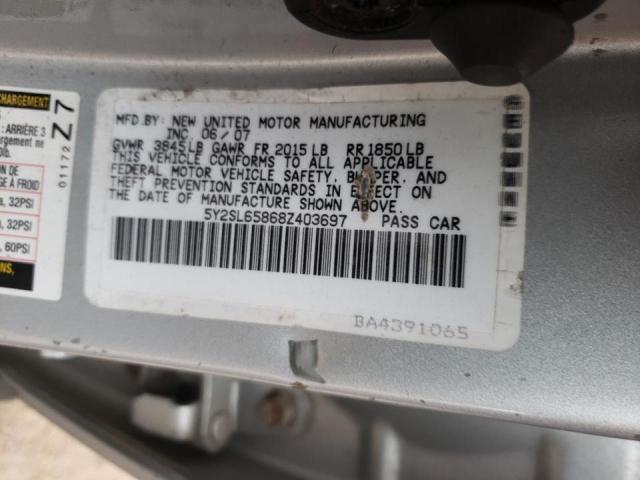 Photo 10 from auction – 2008 PONTIAC VIBE with VIN 5Y2SL65868Z403697